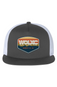 WOLXC Cross Country Camp White Mesh Five-Panel Trucker Cap