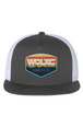 WOLXC Cross Country Camp White Mesh Five-Panel Trucker Cap