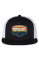WOLXC Cross Country Camp White Mesh Five-Panel Trucker Cap