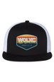 WOLXC Cross Country Camp White Mesh Five-Panel Trucker Cap