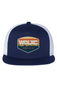 WOLXC Cross Country Camp White Mesh Five-Panel Trucker Cap