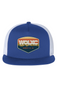 WOLXC Cross Country Camp White Mesh Five-Panel Trucker Cap