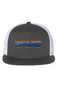 WOLXC Cross Country Camp White Mesh Five-Panel Trucker Cap