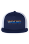 WOLXC Cross Country Camp White Mesh Five-Panel Trucker Cap