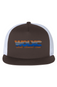 WOLXC Cross Country Camp White Mesh Five-Panel Trucker Cap
