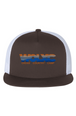 WOLXC Cross Country Camp White Mesh Five-Panel Trucker Cap