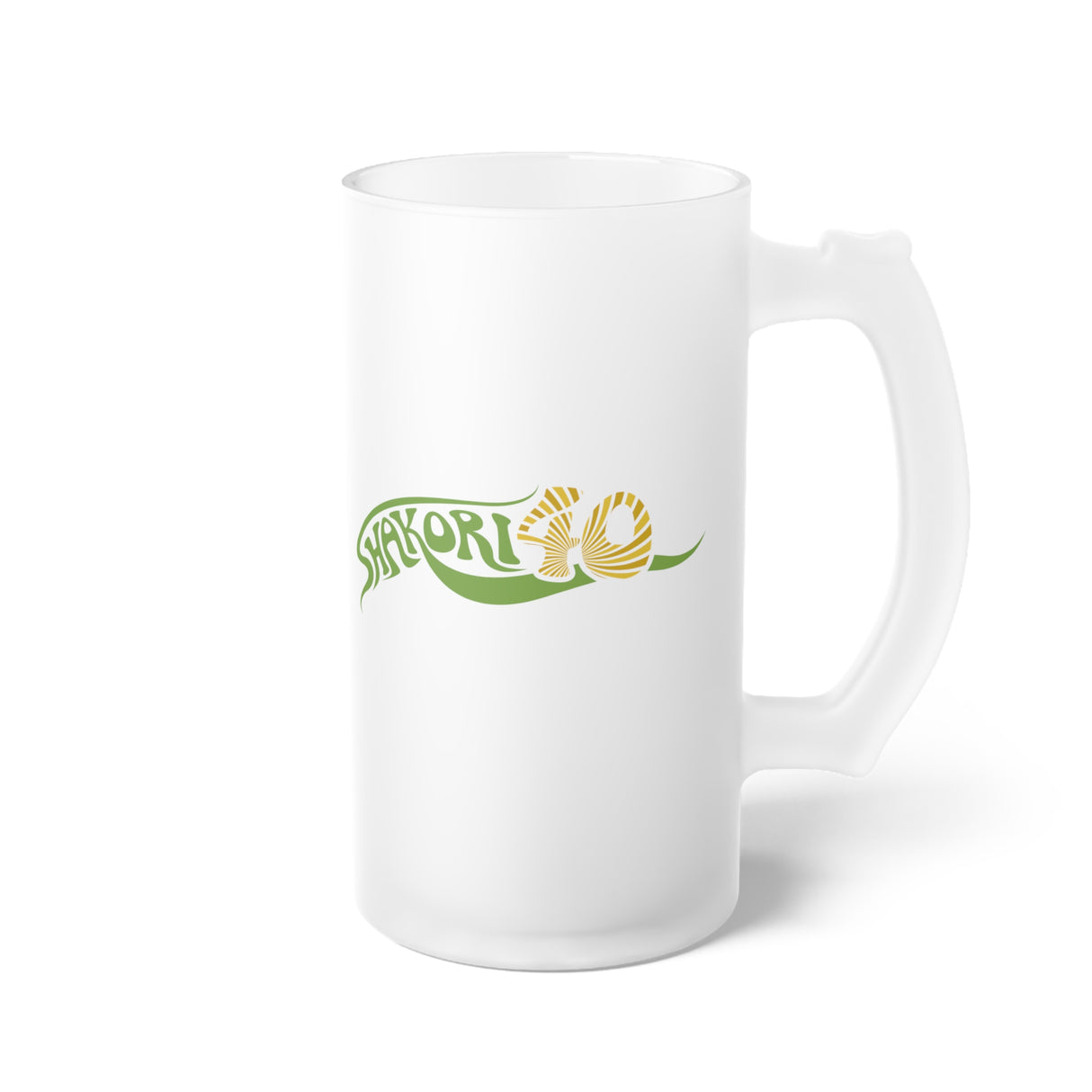 Shakori 40 Frosted Glass Beer Mug - 16 oz