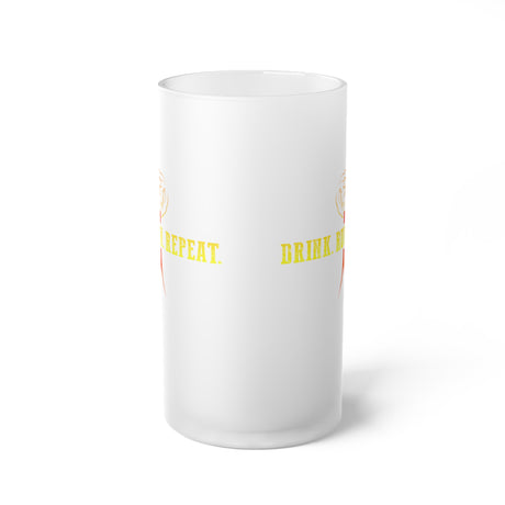 Copperhead Beer Relay Frosted Glass Beer Mug - 16 oz