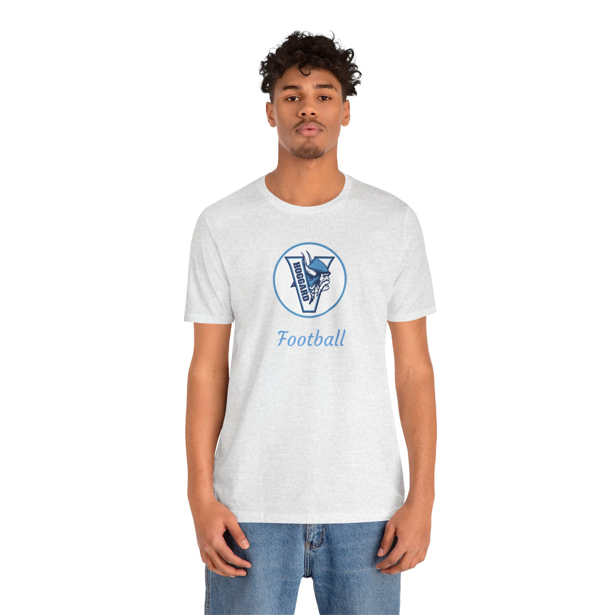 Hoggard Vikings Football Unisex Heathered Tee