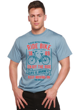 Ride Bike Spun Bamboo® Men's Bamboo Viscose/Organic Cotton Short Sleeve Graphic T-Shirt