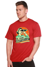 Funny Retro Woman Unisex Bamboo/Cotton Graphic T-Shirt