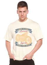 Born To Ride American Legend Men's Bamboo Viscose/Organic Cotton Short Sleeve Graphic T-Shirt