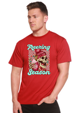 Freezing Season Unisex Bamboo Viscose/Organic Cotton Short Sleeve Graphic T-Shirt