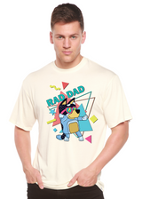 Rad Dad Bluey Men's Bamboo Short Sleeve Graphic T-Shirt