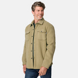 Men's Sueded Tundra Fleece Shirt Jacket