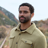 Men's Sueded Tundra Fleece Shirt Jacket