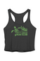 Ladies' Sheer Cropped Racer Tank