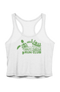 Ladies' Sheer Cropped Racer Tank