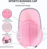 Running Hat Mesh Sports Cap Lightweight Quick Drying Runner Cap for Men Women