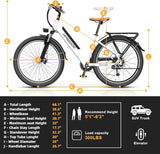 𝟏𝟎𝟎𝟎𝐖 Peak Electric Bike for Adults,up 𝟖𝟎 Miles Removable Battery Ebike, 26" UL Certified Electric Mountain E Bike,Adult Electric Bicycles for Commute Beach Snow