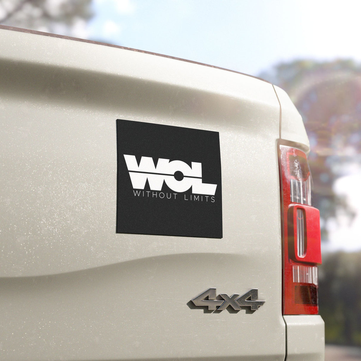 WOL Without Limits Car Magnetic Decal