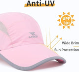Running Hat Mesh Sports Cap Lightweight Quick Drying Runner Cap for Men Women