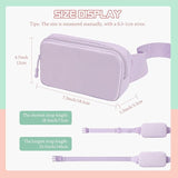 MoKo Fanny Packs for Women Men, Fashion Running Waist Packs, Crossbody Mini Bag Fanny Pack Belt Bag with Adjustable Strap for Running Outdoors Workout Travel Hiking Cycling