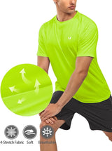 NORTHYARD Men's Athletic Running T-Shirts Quick Dry Workout Shirts Short-Sleeve Sports Gym Tee Tops Performance Activewear