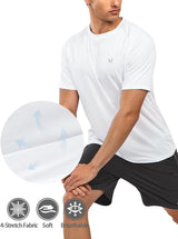 NORTHYARD Men's Athletic Running T-Shirts Quick Dry Workout Shirts Short-Sleeve Sports Gym Tee Tops Performance Activewear