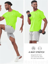 NORTHYARD Mens Athletic Shirts Short Sleeve Gym Workout Running Training Sports Performance T Shirt Basic Tee for Men