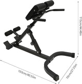 Roman Chair, Hyperextension Bench Roman Chair Adjustable Back Extension Machine Lower Back Exercise Equipment Multi-Functional Workout Bench for Home Gym Full Body Abs Glutes Core Muscles