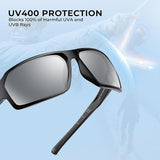 KastKing Chippewa Polarized Fishing Sunglasses, UV400 Protection Full Wrap Frame Sports Cycling Sunglasses, 1.0mm TAC Lenses