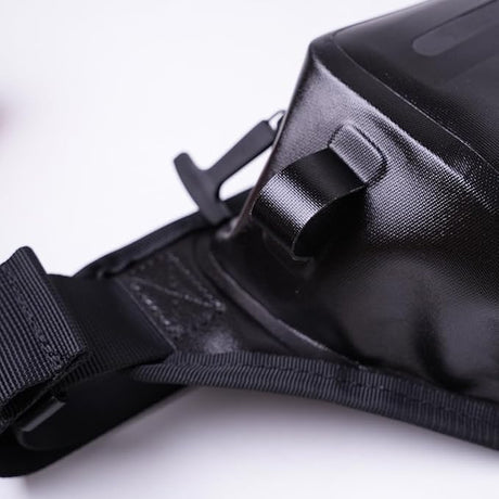 Waterproof Fanny Pack Snorkeling Bag Waist Bag For Canoe Kayaking Rafting Surfing Swimming Boating Storage Pack Paddle Board (Black)