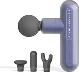 Sharper Image Powerboost Move 2.0 - Mini Percussion Massage Gun| 4 Attachments, 4 Speeds| Portable Full Body Back & Shoulder Massager| Muscle Recovery & Pain Relief| Deep Tissue Massage Tool Gift