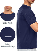 NORTHYARD Men's Athletic Running T-Shirts Quick Dry Workout Shirts Short-Sleeve Sports Gym Tee Tops Performance Activewear