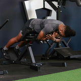 Titan Fitness Roman Chair Back Extension Machine, Adjustable Hyperextension Bench, Soft Durable Padding, Non-Slip Footplate, Adjustable Height, Home Gym Exercise Equipment
