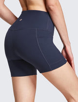 baleaf Women's 8"/ 5"/ 3" Biker Shorts High Waist Yoga Workout Gym Running Volleyball Spandex Shorts with Pockets