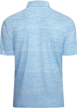 Esabel.C Jacquard Golf Shirts for Men Moisture Wicking Short Sleeve Performance Dry Fit Active Mens Polo Shirts
