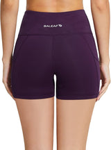 baleaf Women's 8"/ 5"/ 3" Biker Shorts High Waist Yoga Workout Gym Running Volleyball Spandex Shorts with Pockets