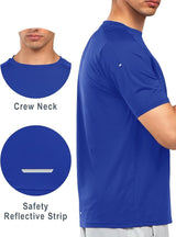 NORTHYARD Men's Athletic Running T-Shirts Quick Dry Workout Shirts Short-Sleeve Sports Gym Tee Tops Performance Activewear