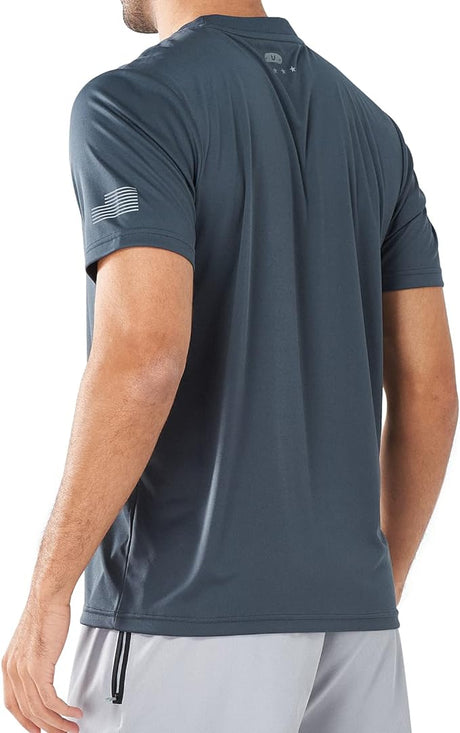 NORTHYARD Men's UPF 50+ Sun Protection Shirts Swim SPF UV Quick Dry Short Sleeve T-Shirts for Athletic Fishing Rash Guard