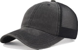Comfy Vintage Trucker Baseball Hat- M/L/XL/XXL Women Men Unstructured Washed Dad Cap | Snapback | Soft Crown | Soft Mesh
