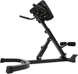 Multi-functional Bench Adjustable Design, Hyper Back Extension Roman Chair with Foldable Storage Design, Ab Sit up Bench for Slimming, Fat-Burning, Strength Training