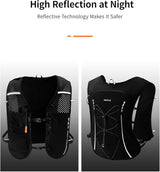 ECOHUB Running Hydration Vest Backpack,Lightweight Breathable Pack with 2L Water Bladder Bag Daypack for Hiking Trail Running Cycling Race Marathon for Women Men