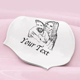 Custom Swim Cap with Photo Personalized Silicone Swim Cap for Men and Women Swimming Customized Swimmers Cap for Short and Medium Length Hair