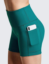baleaf Women's 8"/ 5"/ 3" Biker Shorts High Waist Yoga Workout Gym Running Volleyball Spandex Shorts with Pockets