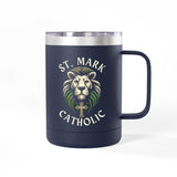 St. Mark Catholic Coffee Mug Tumbler, 15 oz