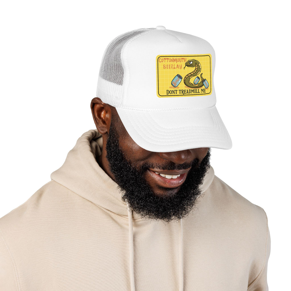 Cottonmouth Beer Relay Don’t Treadmill Me Foam Trucker Hat