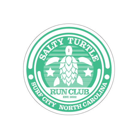 Salty Turtle Run Club Vinyl Decal