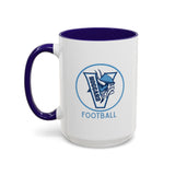 Hoggard Vikings Football Color Accent Mug —  11oz/15oz